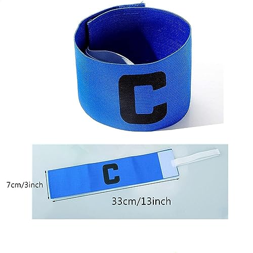 Football Soccer Captain's Armbands, 5PCS Captain Armband, Captain's Armband Diamond Pattern for Youth