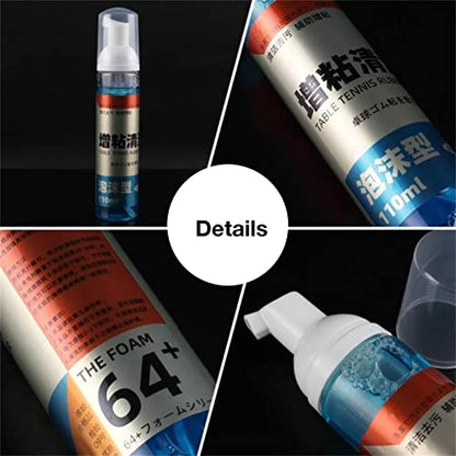 Naysku 100ml Table Tennis Rubber Cleaner, Table Tennis Racket Cleaner Kit, PingPong Paddle Cleaner with Sponge, Table Tennis Paddle Cleaner PingPong Racket Care Kit