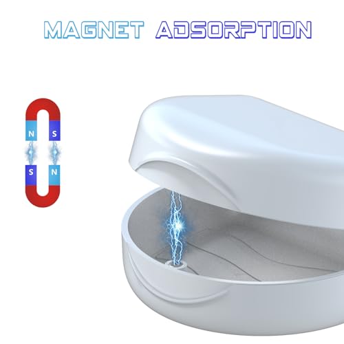 Orthodontic Mouthguard Case Dental Retainer Case-White - color: White