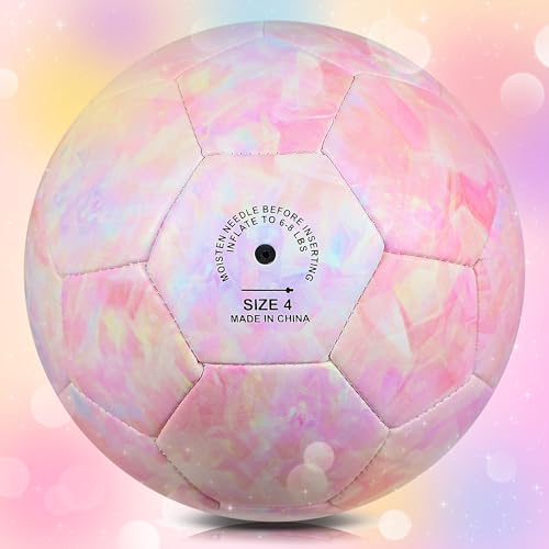 Soccer Ball Size 3/Size 4 for Kids, Premium TPU Toddler Soccer Balls Interactive Indoor Outdoor Sports Toys for Kid Children Boys Girls Teenager Schoolboys Birthday Gifts