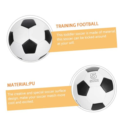 Yardwe Size 5 Pu Machine Stitched Soccer Ball, Adult Training Football for Outdoor and Indoor Use, Youth and Sports Ball for Skill Drills and Matches