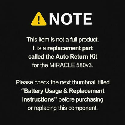 WINNER SPIRIT Miracle 580v3 Golf Putting Mat Green Indoor with Electric Auto Ball Return Silent Quiet No Noise Home Office Gift - style: Auto Return Kit (Spare Part)