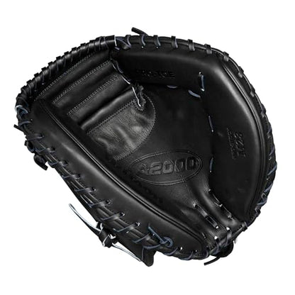 Wilson 2024 Classics Series A2000 Baseball Gloves - color: Black/Yellow, size: Catcher - 33.5"
