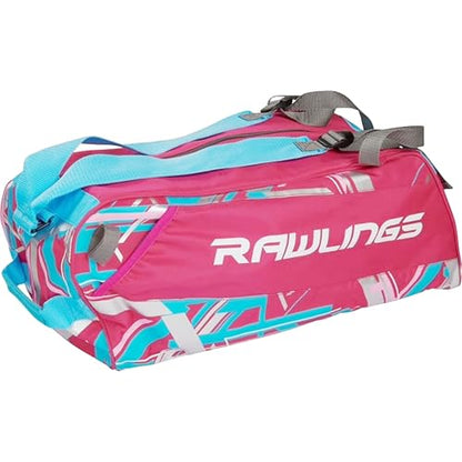 Rawlings | REMIX Duffel Equipment Bag | T-Ball & Youth Baseball/Softball | Multiple Colors - color: Pink