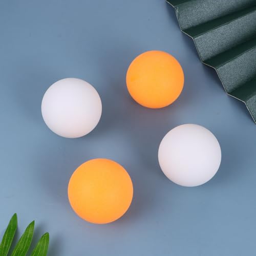 Table Tennis Balls Pong Balls Plastic Table Tennis Supplies 10pcs Yellow and White for Outdoor Home Sports Training