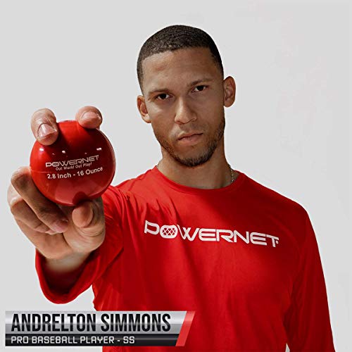 PowerNet 2.8" 9 Pack Weighted Progressive Training Balls for Hitting Batting, Build Strength & Muscle, Improve Technique, Baseball Size, Training Equipment for Throwing, 12 oz to 20 oz