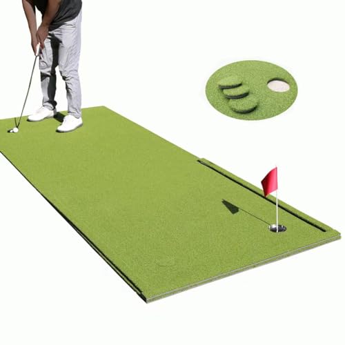 Putting Green Outdoor for Golf Practice Putting Matt for Indoors - style: 4'X9'