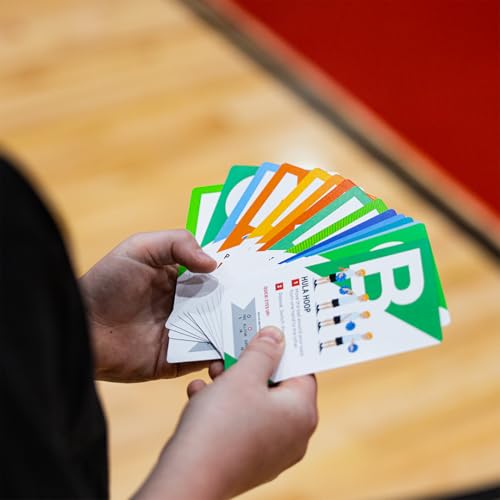 HoopDeck ABC Youth Basketball Training Cards | Alphabet Skill Drills for Kids | Ball Handling, Shooting & Agility Practice | Basketball Trainer for Ages 4+ - style: HoopDeck ABC