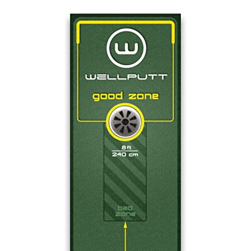 WELLPUTT - Golf Putting Training Mat - 10ft Start 2.0