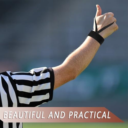 8 Pieces Football Down Indicator Football Wristband Referee Wristband for Sports Match Accessories