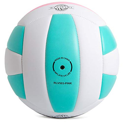 Runleaps Volleyball, Waterproof Indoor Outdoor Volleyball for Beach Game Gym Training (Official Size 5)