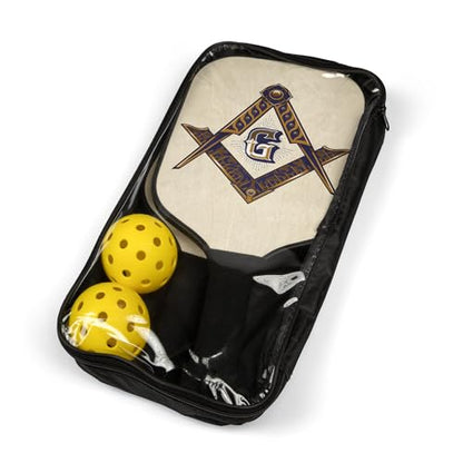 Mason Square & Compass Pickleball Kit