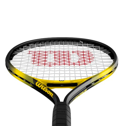 Wilson Energy XL Tennis Racket- Black/Yellow, 4-3/8"