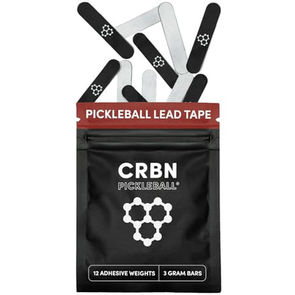 CRBN Pickleball - Tungsten and Lead Tape for Pickleball Paddles - Paddle Weights - Enhance Paddle Stability & Expand Sweet Spot