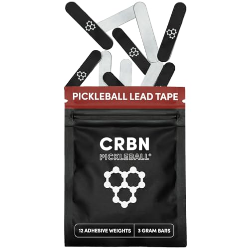 CRBN Pickleball - Tungsten and Lead Tape for Pickleball Paddles - Paddle Weights - Enhance Paddle Stability & Expand Sweet Spot