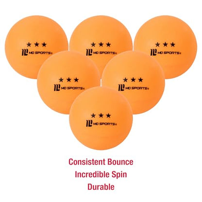 MD Sports Table Tennis Tables Multiple Styles Ping Pong Tables, Foldable for Easy Storage with Nets Included, Perfect for Family Game Rooms | Multiple Styles - style: Ping Pong Balls Bulk Pack