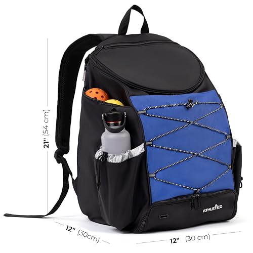 Athletico Pro 42L Pickler Pickleball Backpack (Blue) - color: Blue