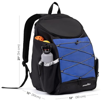 Athletico Pro 42L Pickler Pickleball Backpack (Blue) - color: Blue