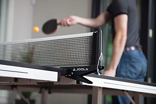 JOOLA Rally TL Professional MDF Indoor Ping Pong Table w/Quick Clamp Table Tennis Net & Post Set - 10 Minute Easy Assembly - Corner Ball Holders - Tournament Quality - Includes Playback Mode - size: 18mm
