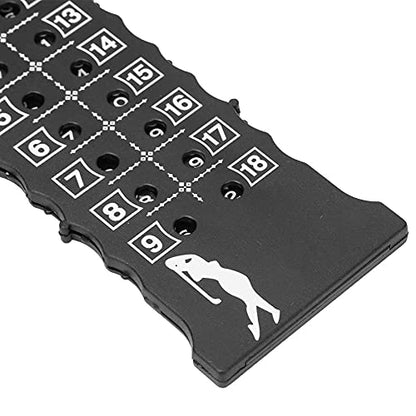 Score Counter | 18 Holes Stroke Recorder with ABS Plastic | Portable Training Tool for Practice/Competition/Range | No Batteries Needed