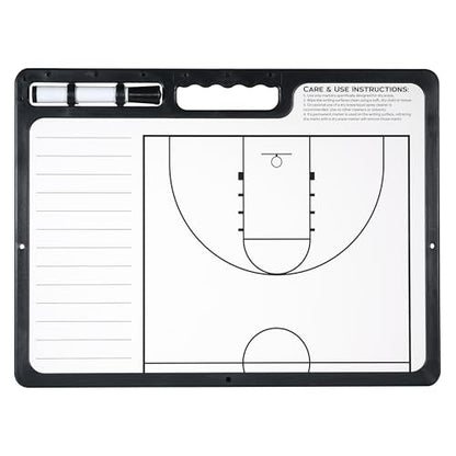 Murray Sporting Goods Whiteboard Premium Basketball Coaches Clipboard | Double-Sided Basketball Whiteboard with Marker