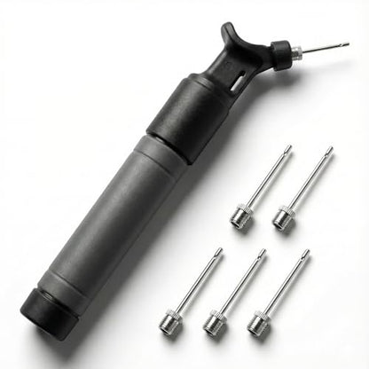 Air Pump for Sport Balls,Soccer Pump,Basketball air Pump,Football Pump,Sports Excercise Ball Pump for vollyball with Needles 6PC