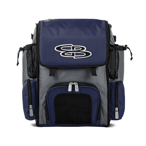 Boombah Superpack Mini Bat Pack - 8" x 12.5" x 18" - Multiple Colors - color: Gray/Navy_C23