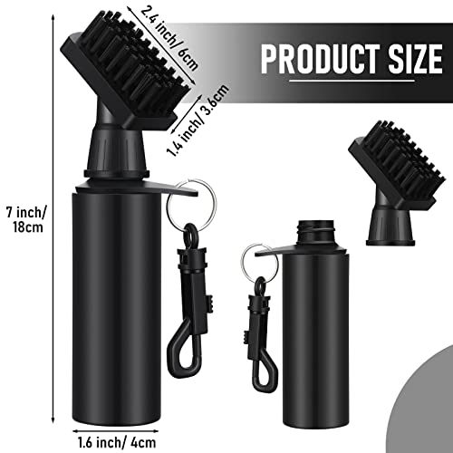 2 Pack Club Cleaner Groove Tube Golf Brush With Leakproof Reservoir, Squeeze Bottle for Easy Cleaning, 7 Inches Tall