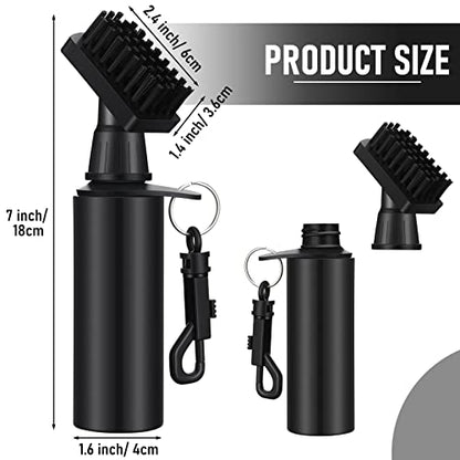 2 Pack Club Cleaner Groove Tube Golf Brush With Leakproof Reservoir, Squeeze Bottle for Easy Cleaning, 7 Inches Tall