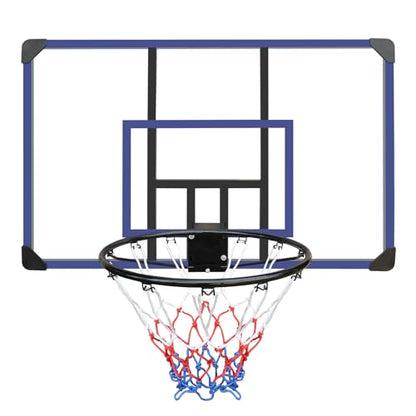 Wall-Mounted Basketball Hoop, All-Weather Folding Hoop for Indoor & Outdoor Use - style: 45" Backboard