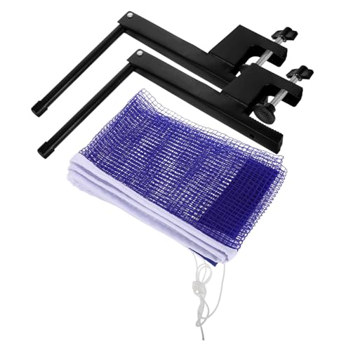 GANAZONO Portable Table Tennis Net Set with Elastic Mesh for Games Easy to Setup Ball Containment and Consistent Play Experience