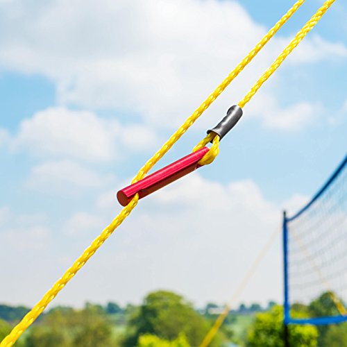 Vermont Portable Volleyball Sets [Beach or Standard] | Volleyball Training Equipment - Volleyball Posts, FIVB Nets, Guy Ropes & Carry Bag | Volleyball Net Outdoor - color: Pro Set