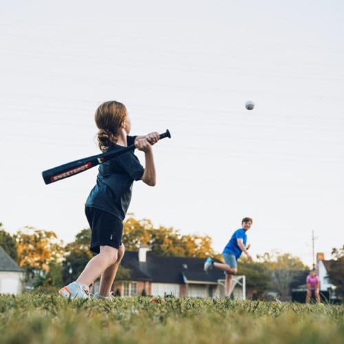SweetSpot Plastic Bat and Ball Combo Set | Backyard Baseball Set for Youth, Kids, Teens, and Adults - size: 26 in.