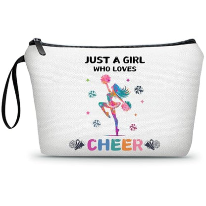 Cheer Makeup Bag, Multicolour, Cheerleader Gift, Travel Organizer - color: Cheer