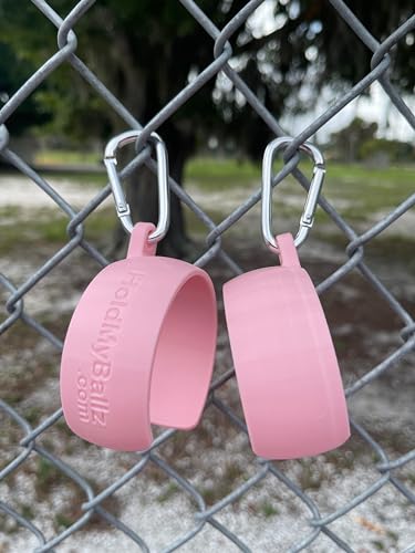 Pickleball Holder | Easily Attach Pickleballs | Ultimate Gift | 2-Pack - color: Pink