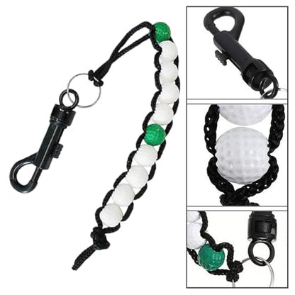 Menolana Golf Stroke Counter Bead Golf Score Keeper Accessories Clip with Lightweight Construction and Simple Scoring Suitable for Golfer Referee Men