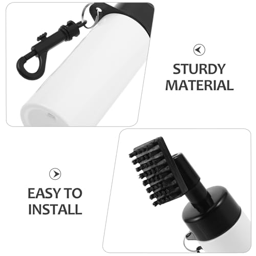 Baluue Golf Club Cleaner Brush with 150ml Water Sprayer Bottle Multi-Purpose Golf Grip Scrub Brush for Dirt Removal and Sports Equipment Maintenance