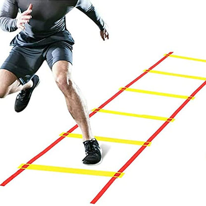 Agility Ladder Flexibility Agility Ladder, Cones Football Training Equipment, Speed Agility Training Set, for Indoor/Outdoor Personal Training(Size:3m) - size: 3m