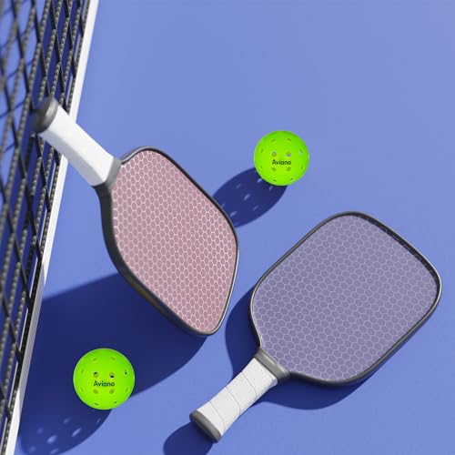 Pickleball Balls 40 Holes, Premium Outdoor Pickleball Balls | USAPA Approved Tournament and Competition Ball | Consistent Bounce, Suitable for All Competition - Neon