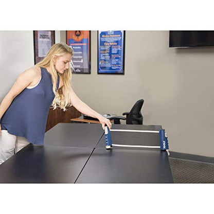 JOOLA Retractable Ping Pong Net for Any Table - Portable Table Tennis Net and Post Set Stretches 5.75' & Clamps Up to 2" Thick - Optional Racket and Ball Set, Games for Family