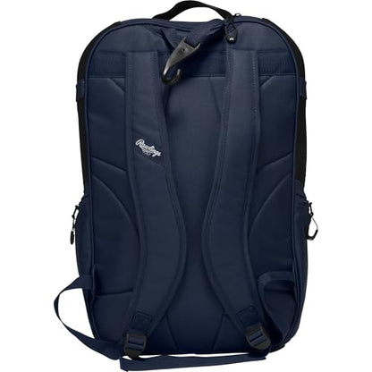 Rawlings | The Journey Player's Backpack Equipment Bag | Baseball/Softball | Multiple Colors - color: Navy