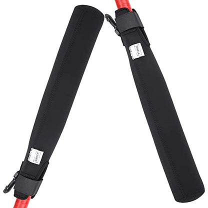 ILHSTY Bat Protector Sleeve for Baseball & Softball, Bat Warmer & Cover With Hook - color: Black