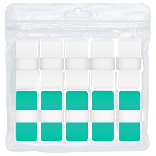 10pcs Tennis Grip Tape - Tennis Overgrip for Tennis Racquet - Tennis Racket Grip Tape - Pickleball Paddle Grip Tape - color: Green-White