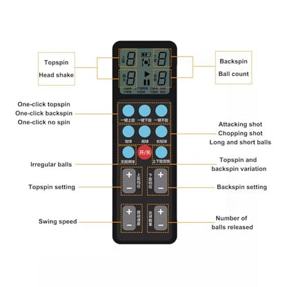Ping Pong Machine with Catch Net Automatic Table Tennis Trainer for Indoor Sports Training Ball Launcher for Practice with Adjustable Spin and Remote Control
