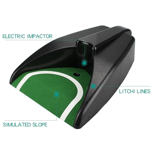 Automatic Golf Putting Cup with Ball Return – Portable Indoor/Outdoor Training Aid