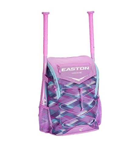 Easton | MOXIE Backpack Equipment Bag | Baseball / Softball | T-Ball / Rec / Travel | Multiple Styles - color: Pink