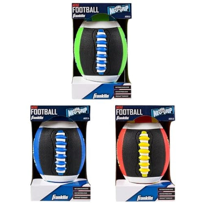 Franklin Sports Mini Sponge Foam Football - Grip-Tech Youth Football with Sift and Tacky, Easy Grip Cover - Perfect for Small Kids