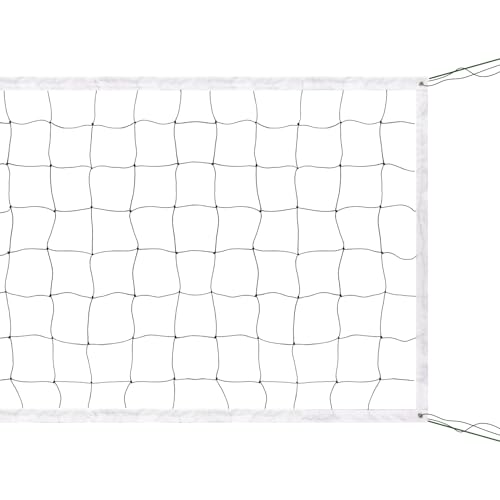 Professional Volleyball Net Outdoor,31.17x3.28ft Net, Canvas Edge Fitness Playground Volleyball Net