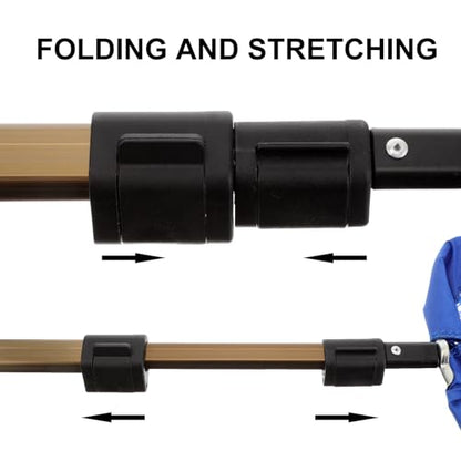 BESPORTBLE Table Tennis Ball Picker Portable Telescopic Handle Ball Tool for Outdoor and Indoor Use Lightweight Collector for Easy Pong Pickup