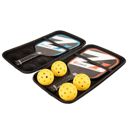 Onix Z1 Pickleball Starter Kit - Includes Two Z1 Composite Pickleball Paddles with Four Onix Fuse Balls in an Easy to Carry Case